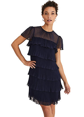 【PHASE EIGHT】Aurora Lace Dress PHASE EIGHT Aurora Lace Dress in Navy | endource