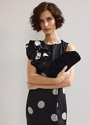 Phase Eight Lucinda Spot Dress | Grattan