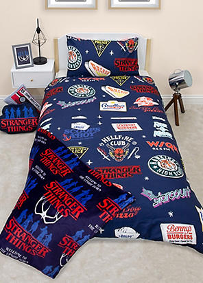 Stranger Things Hijack Sherpa Fleece Blanket | Grattan