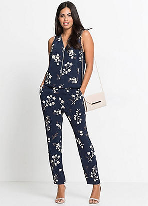 bonprix V-Neck Jersey Jumpsuit