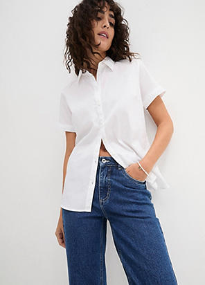 Creation L Sleeveless Shirt Collar Blouse