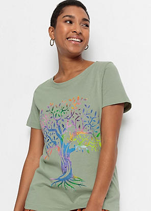 bonprix Glitter Print T-Shirt