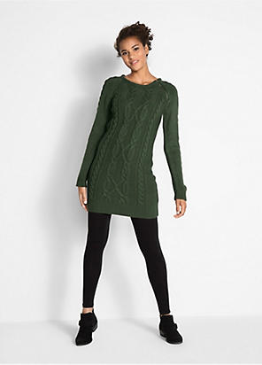 bonprix Cable Knit Jumper Dress | Grattan