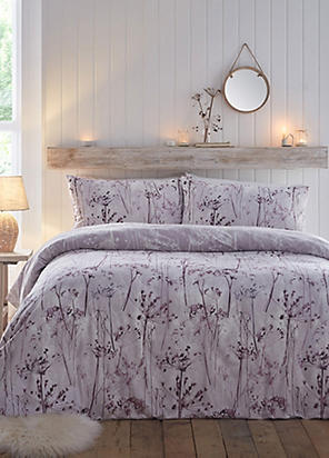 Catherine Lansfield 'Canterbury Heather' Duvet Set