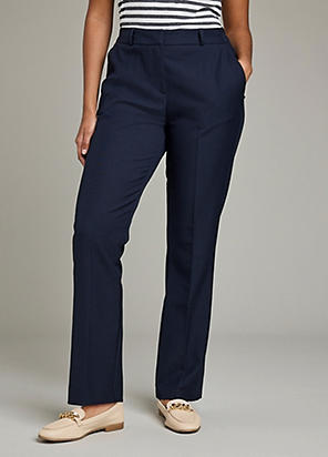 Witt Elasticated Wide Leg Jersey Trousers