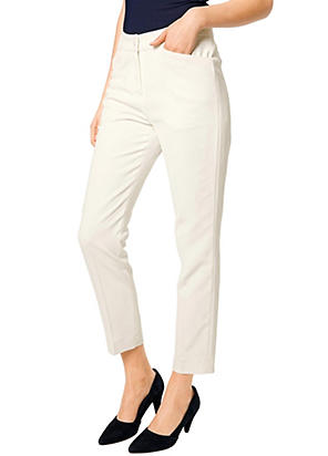 bonprix Slim Fit Bengaline Trousers