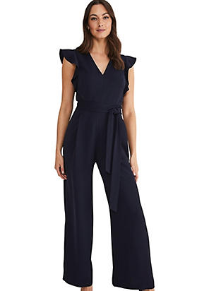 Adrianna Papell Sleeveless Pintuck Jersey Jumpsuit Grattan