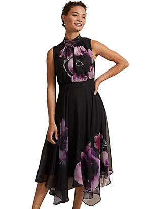 Phase eight purple outlet dress