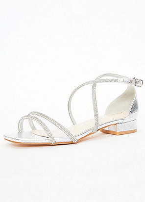 Quiz on sale diamante sandals