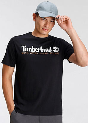 Timberland Logo Print T Shirt Grattan