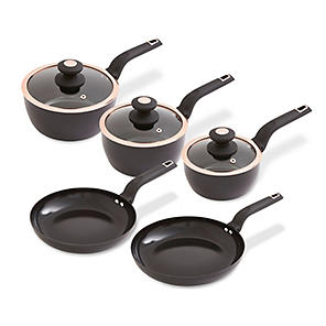 Cermalon Cream 5 Piece Cookware Set