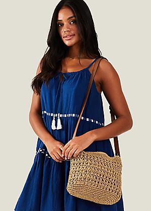 Accessorize hot sale straw bag