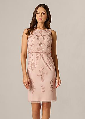 sachin and babi light blue dress Adrianna Papell Sequin Embroidered Gown main image 1