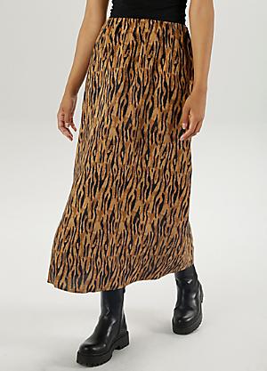 Leopard print midi skirt size 20 best sale