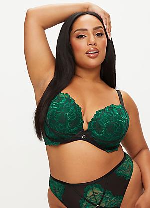 The Icon Padded Sustainable Plunge Bra by Ann Summers