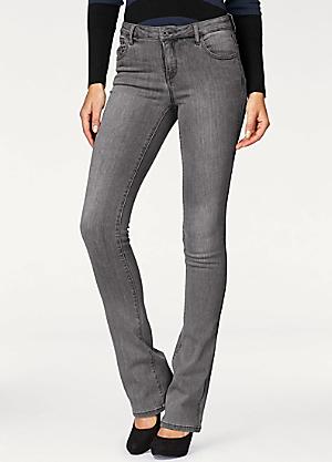 ARIZONA jeans bootcut pantaloni denim da donna alla moda con cuciture a contrast