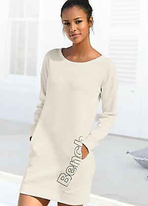 s.Oliver Long Sleeve V-Neck Sweatshirt Dress