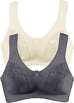 Pack of 2 Non-wired Support Bra - Bra 