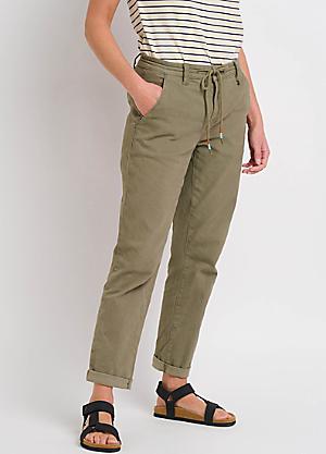 Khaki Women's Dianthus Cargo Trousers