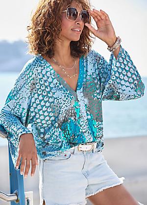 Abito da spiaggia Marila mezza manica - Turotti Abbigliamento