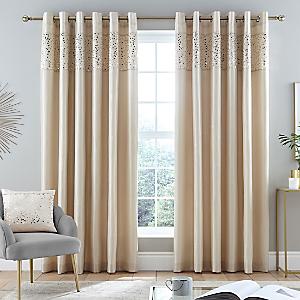 Shop for Catherine Lansfield, Brown, Curtains