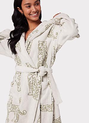 Loungeable Velour Long Sleeve Buttoned Pyjama Set