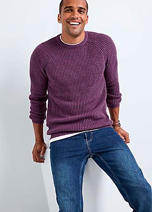 Shop for Purple Jumpers Cardigans Mens online at Grattan