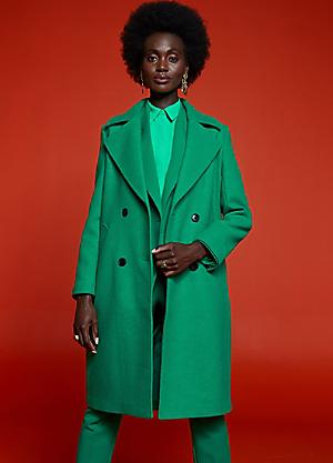 Green coat sales sale