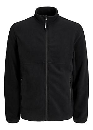 Black Dovedale Fleece Lined Waterproof Jacket by Cotton Traders