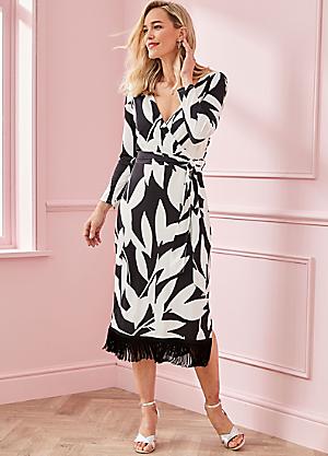 Black and white outlet dresses online