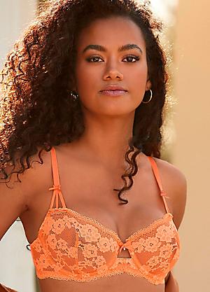 Buy Orange Bras for Women by PARKHA Online