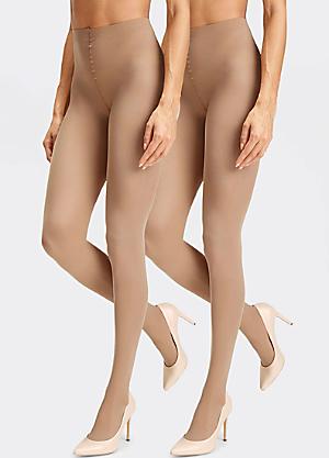 LASCANA Pack of 2 40 Denier Support Tights
