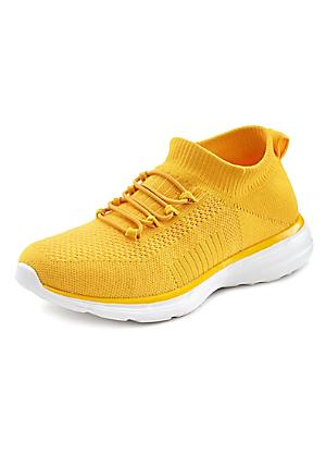 Yellow fashion womens trainers