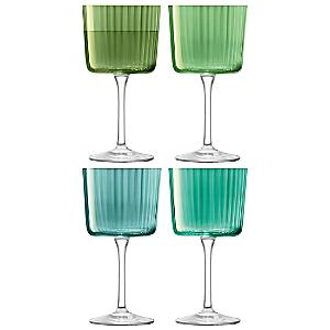 LSA Gems Champagne Cocktail Glass, Set of 4 - Garnet