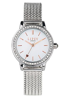 Montre Rose Femme Lipsy London - Cadran, Boîtier Et Bracelet Roses, Neuve Sans étiquette