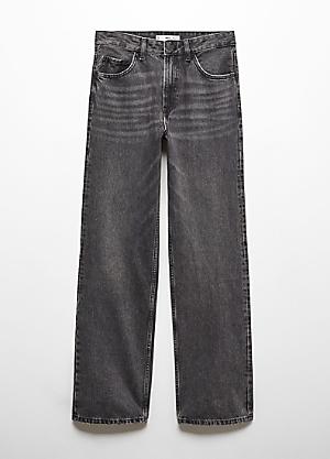 Mango Nora Straight Leg Jeans, Blue, 8