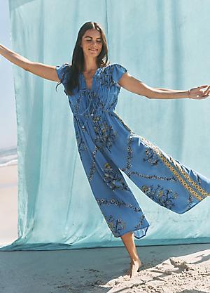 sachin and babi light blue dress Embroidered Dresses main image 1