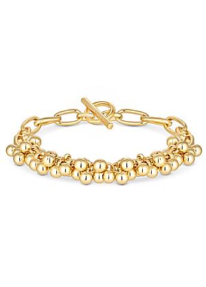 MOOD Mood Gold Polished Textured Chain Belt - Jewellery from Jon