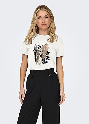 ONLY Onlonly Life Washed S/S Top Jrs Noos T-Shirt, Nero, XS