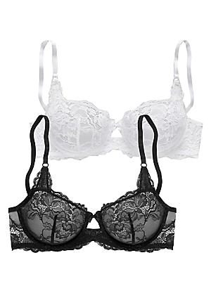 Petite Fleur Pack of 3 Push-Up Bras