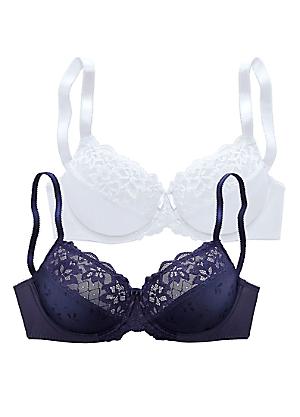 Petite Fleur Open-Cup Bra With Pull Out Cup