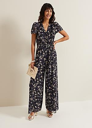 Phase eight summer jumpsuit cobalt on sale