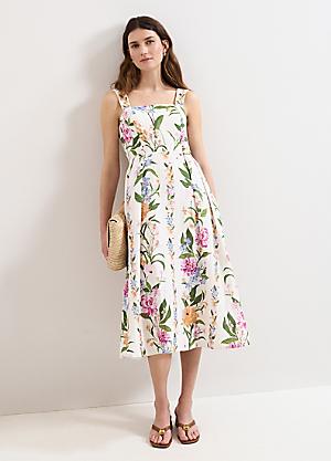 Phase Eight Lucia Fit & Flare Midi Dress | Grattan