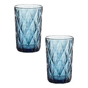 Swarovski Water Glass Set of 2, Lime Edition - Crystocraft