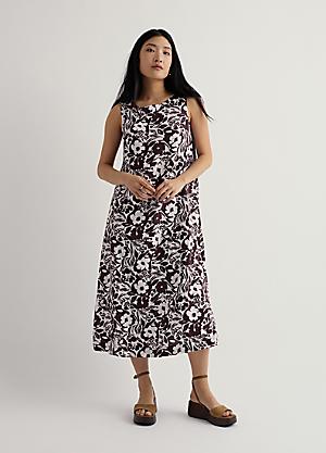 linen dress japan Blue Blue Japan Ladies Linen Asanoha Dress