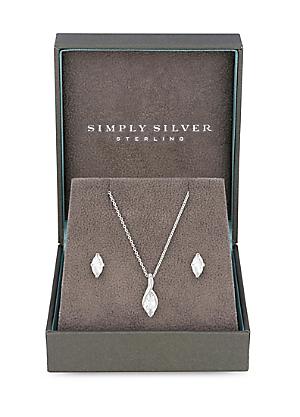 Simply Silver Sterling Silver 925 Diamond Cut Mesh Wrap Heart
