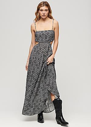chinese dress ladies Superdry Vintage Long Beach Cami Dress  Ivan Jameson Portadown
