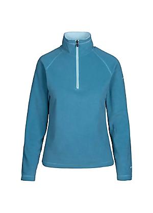 Trespass Skylar Polaire Femme Demi-Zip Rouge TRESPASS