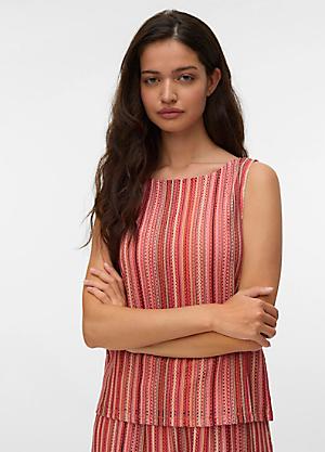 VERO MODA Vmpia SS Wide Top Noos, T-Shirt Donna, Design Danese, Vestibilità Comoda