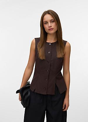 Vero Moda Vmcasja SS Top Noos - T-shirt Donna In Misto Cotone, Manica Corta, Vestibilità Normale